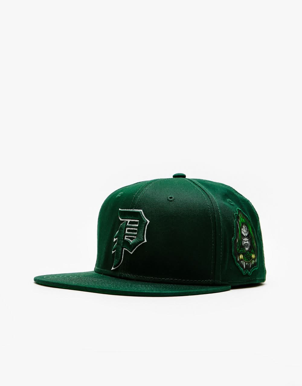 Primitive x Marvel x Paul Jackson Doctor Doom Snapback Cap - Forest