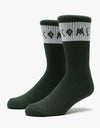 Welcome Summon Socks - Forest/White