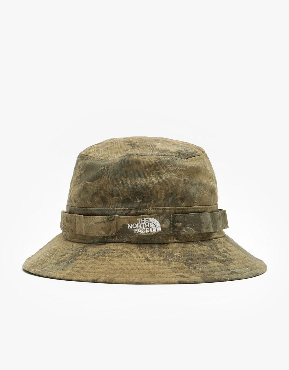 The North Face Class V Brimmer Bucket Hat - Military Olive Cloud Camo