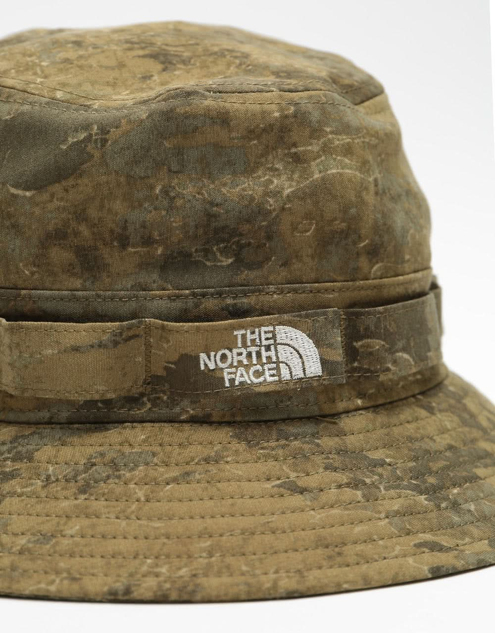 The North Face Class V Brimmer Bucket Hat - Military Olive Cloud Camo