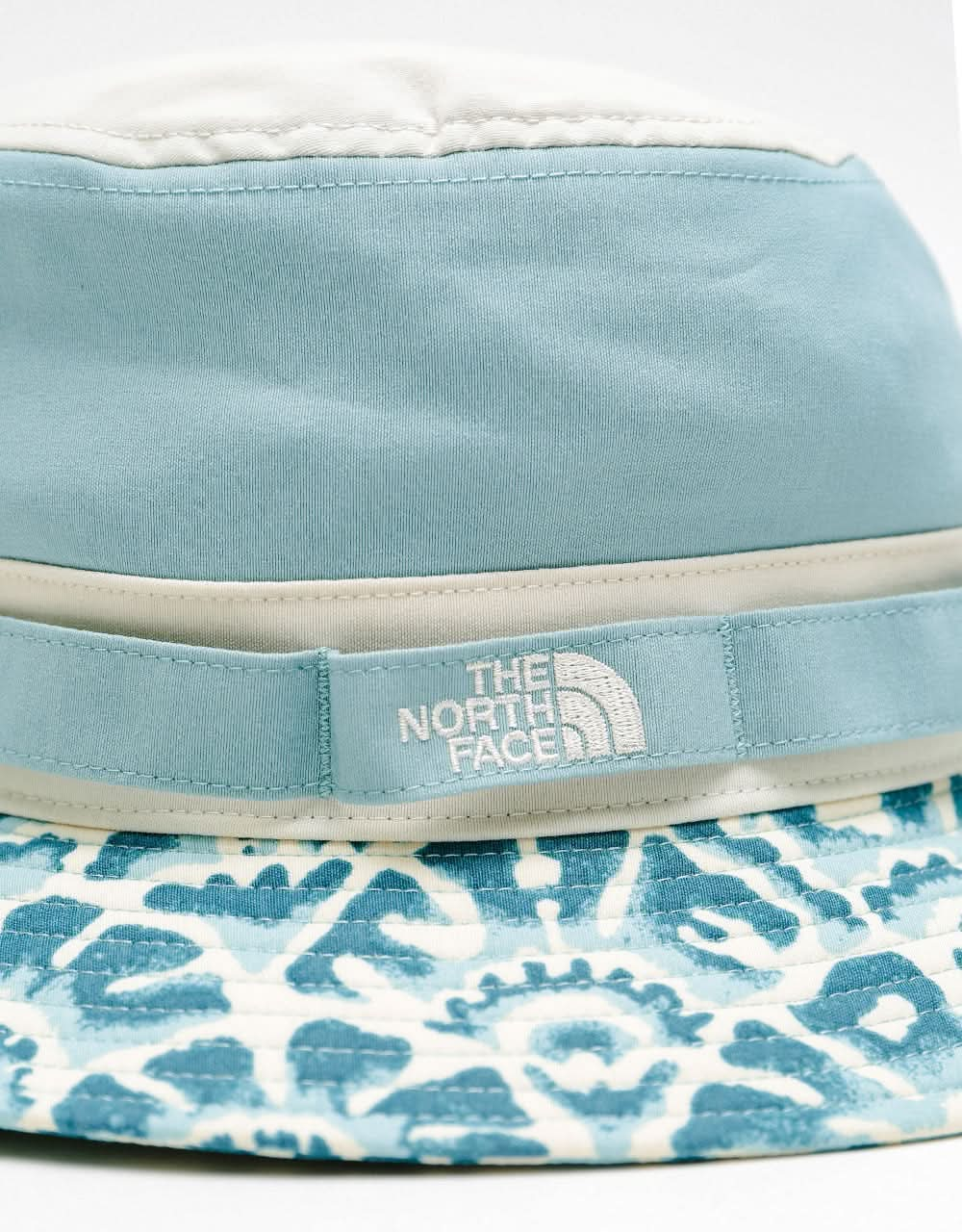 The North Face Class V Brimmer Bucket Hat - Monterey Blue Ashbury Flor