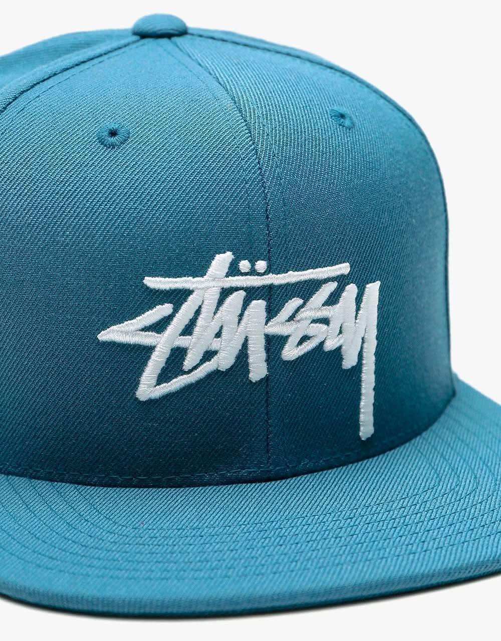 Stüssy Stock Snapback Cap - Steel Blue