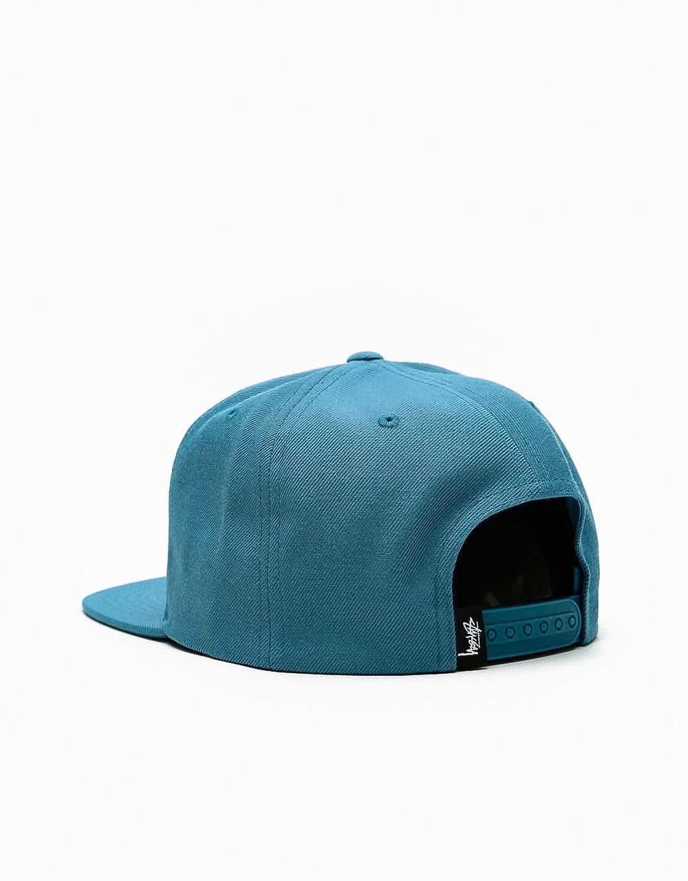 Stüssy Stock Snapback Cap - Steel Blue