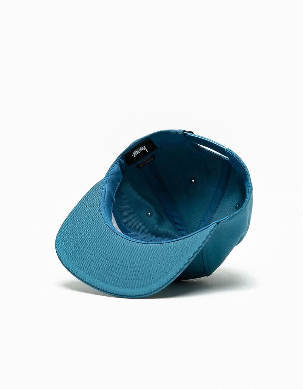 Stüssy Stock Snapback Cap - Steel Blue