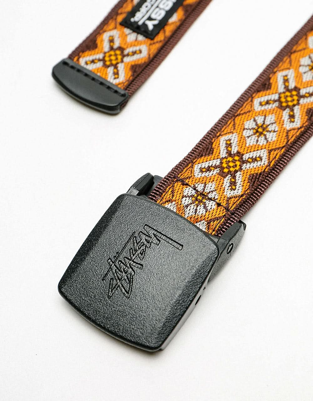 Stüssy Psych Jacquard Belt - Orange