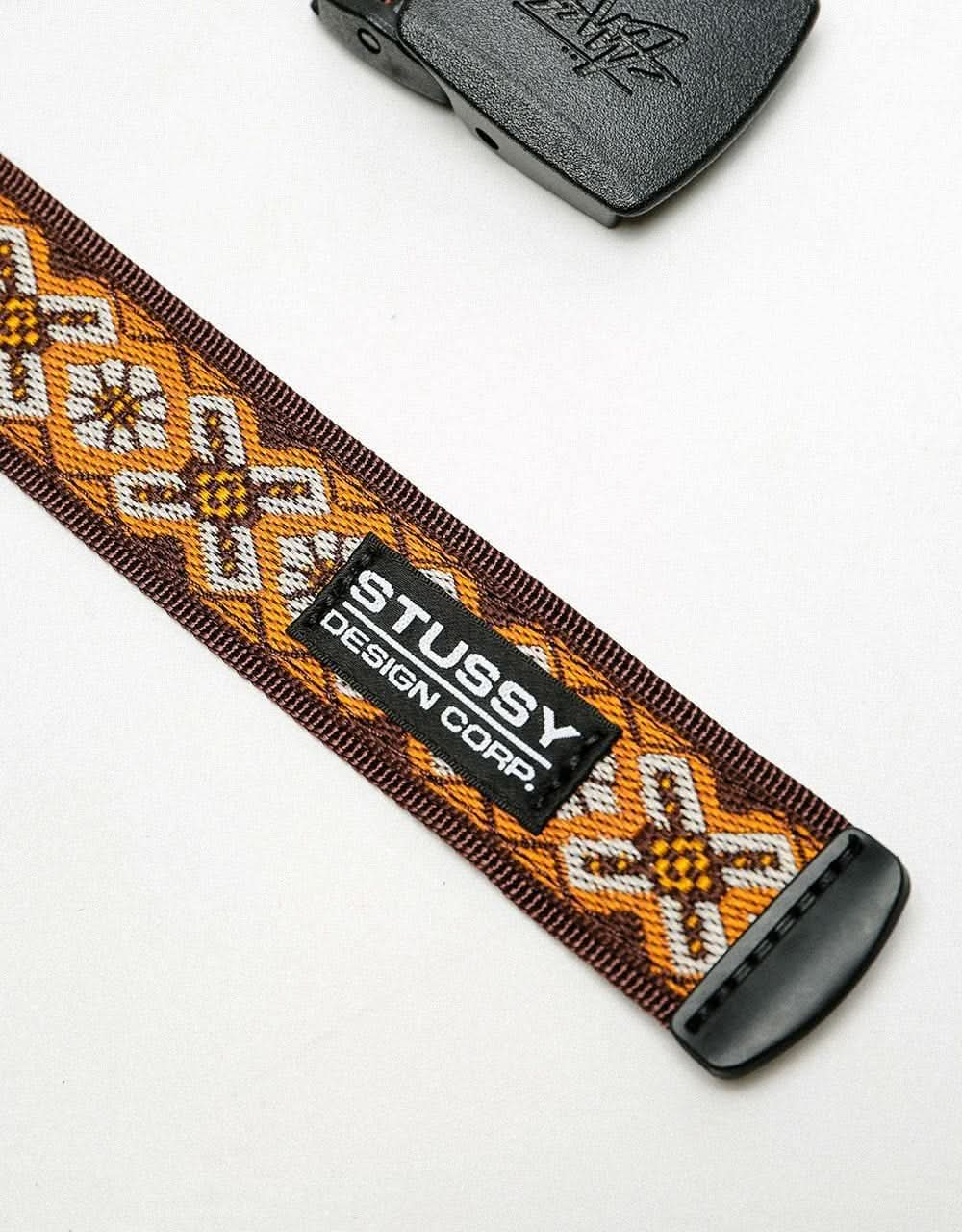 Stüssy Psych Jacquard Belt - Orange