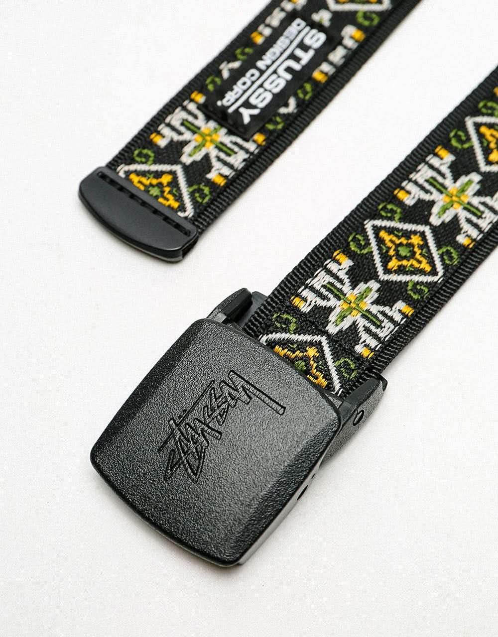 Stüssy Psych Jacquard Belt - Black