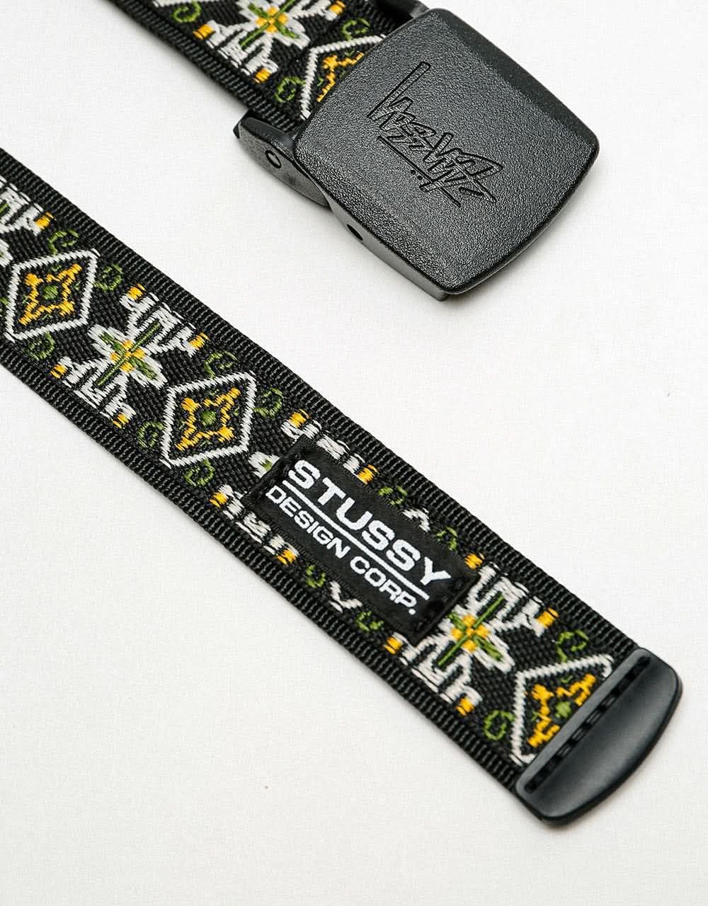 Stüssy Psych Jacquard Belt - Black