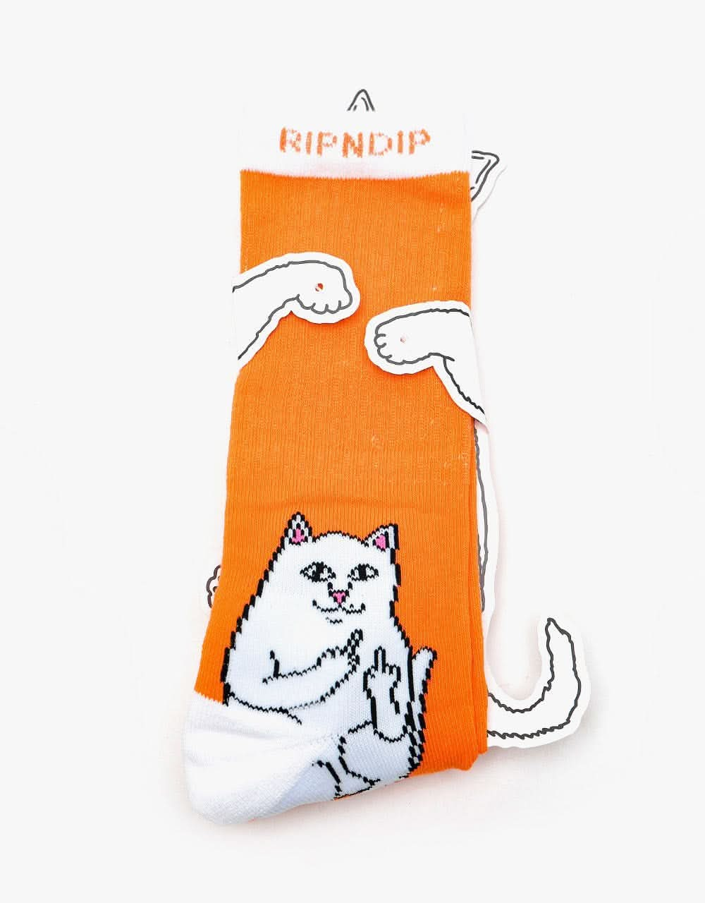 RIPNDIP Lord Nermal Socks - Orange