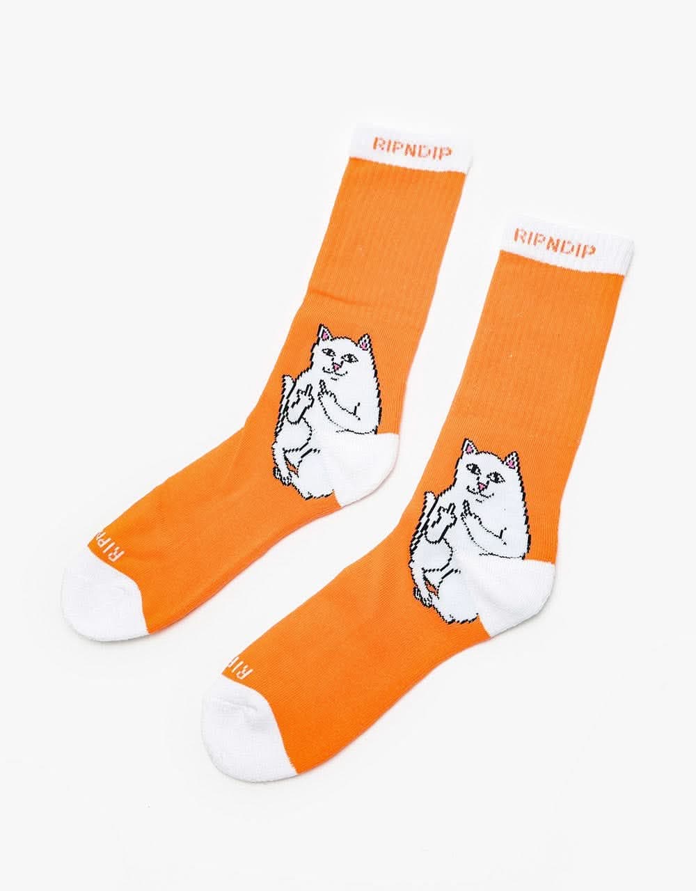 RIPNDIP Lord Nermal Socks - Orange