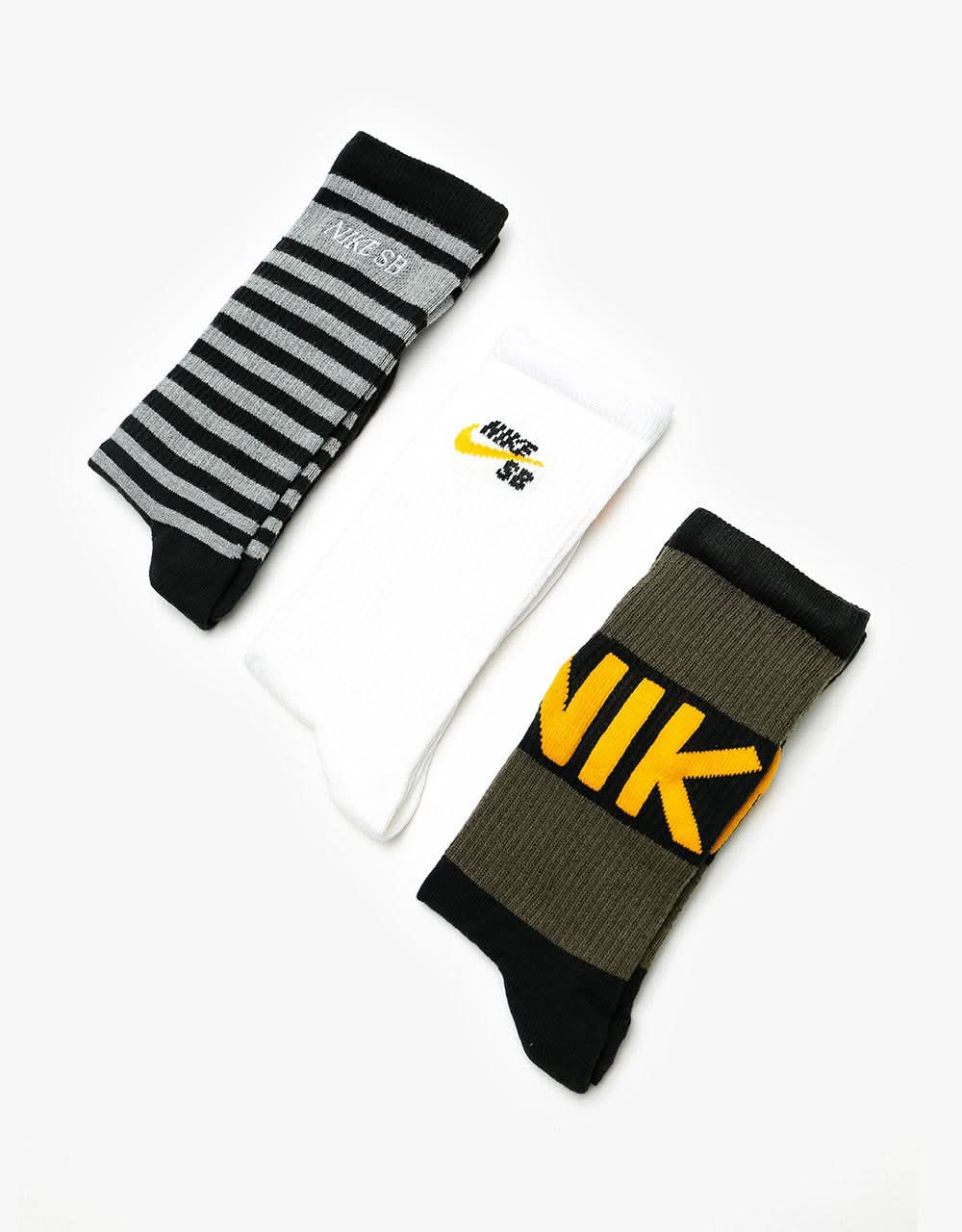 Nike SB Everyday Max Lightweight Socks 3 Pack - Multi-Color