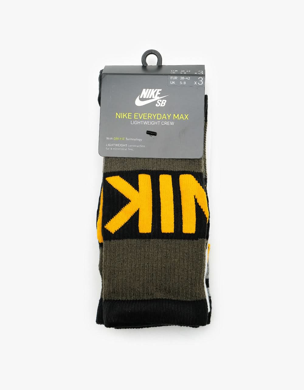 Nike SB Everyday Max Lightweight Socks 3 Pack - Multi-Color