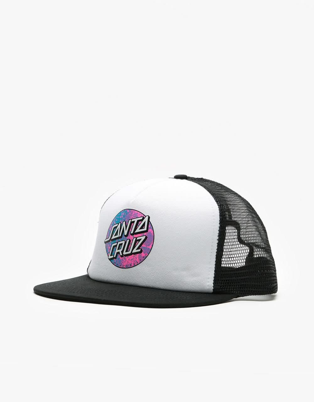 Santa Cruz Scales Dot Mesh Cap - White/Black