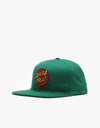 Santa Cruz Classic Dot Snapback Cap - Evergreen