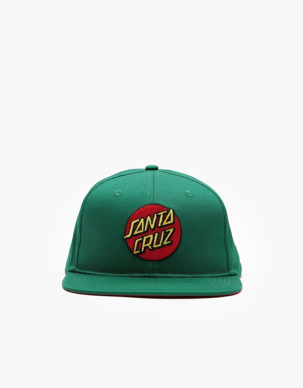 Santa Cruz Classic Dot Snapback Cap - Evergreen