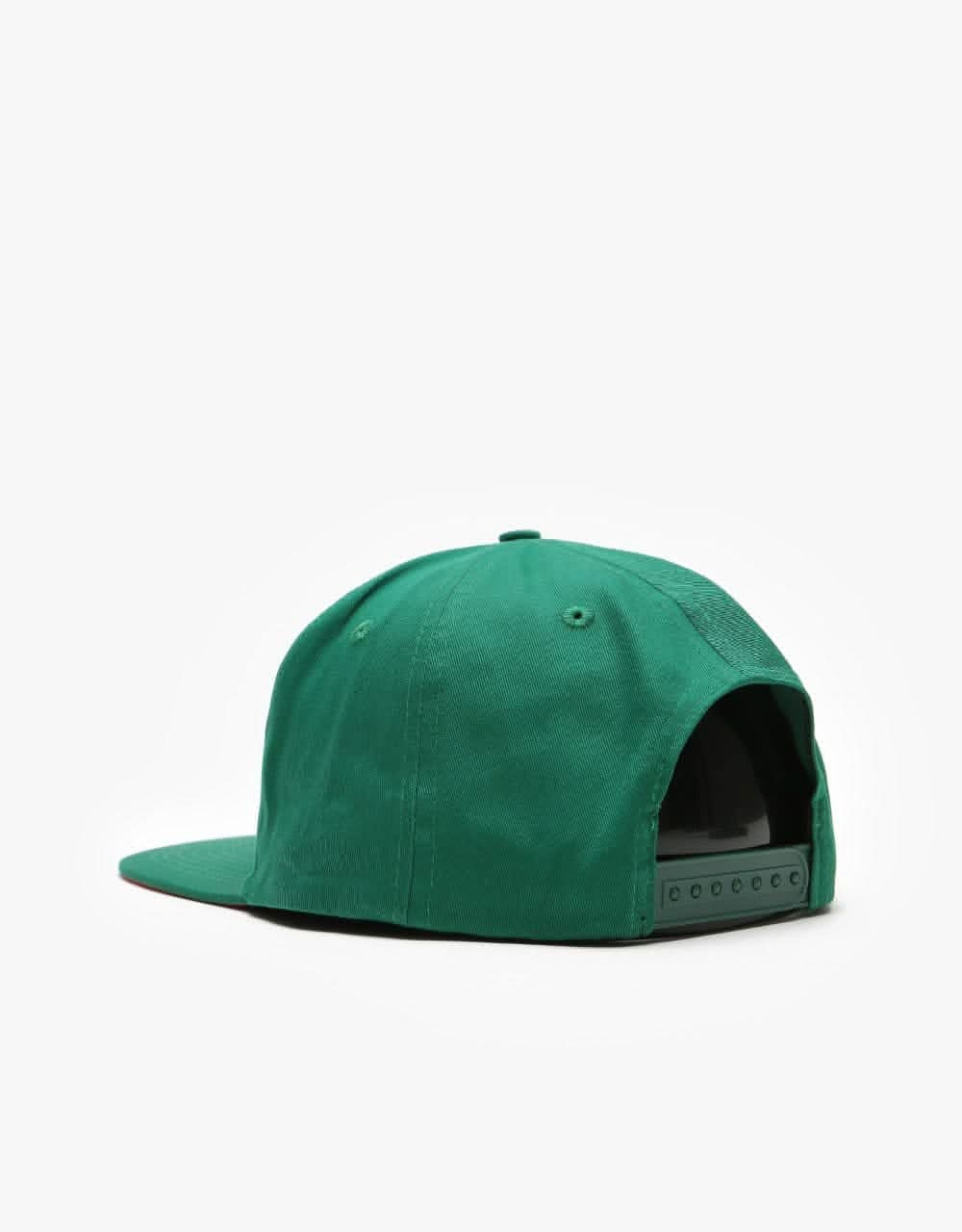 Santa Cruz Classic Dot Snapback Cap - Evergreen