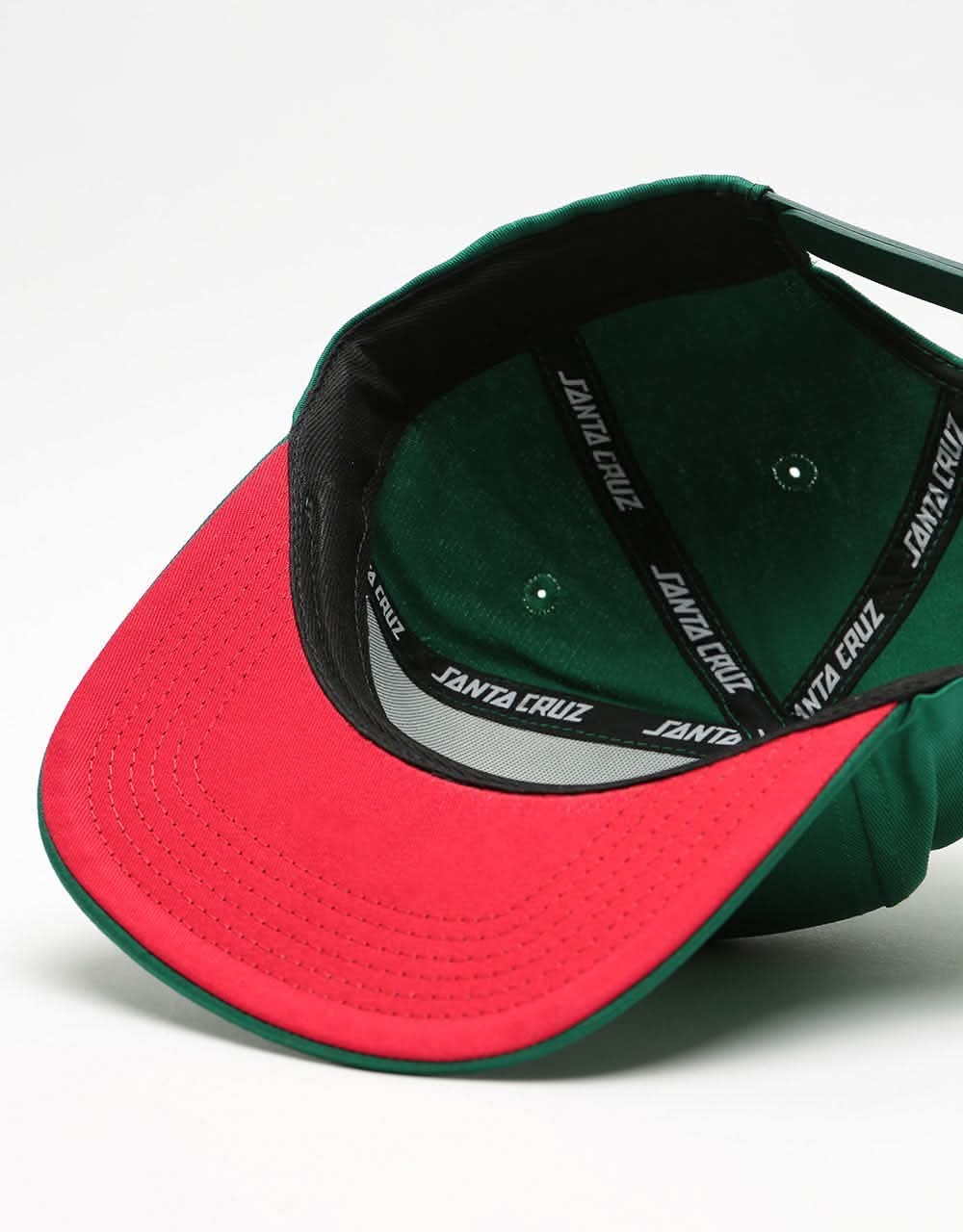 Santa Cruz Classic Dot Snapback Cap - Evergreen