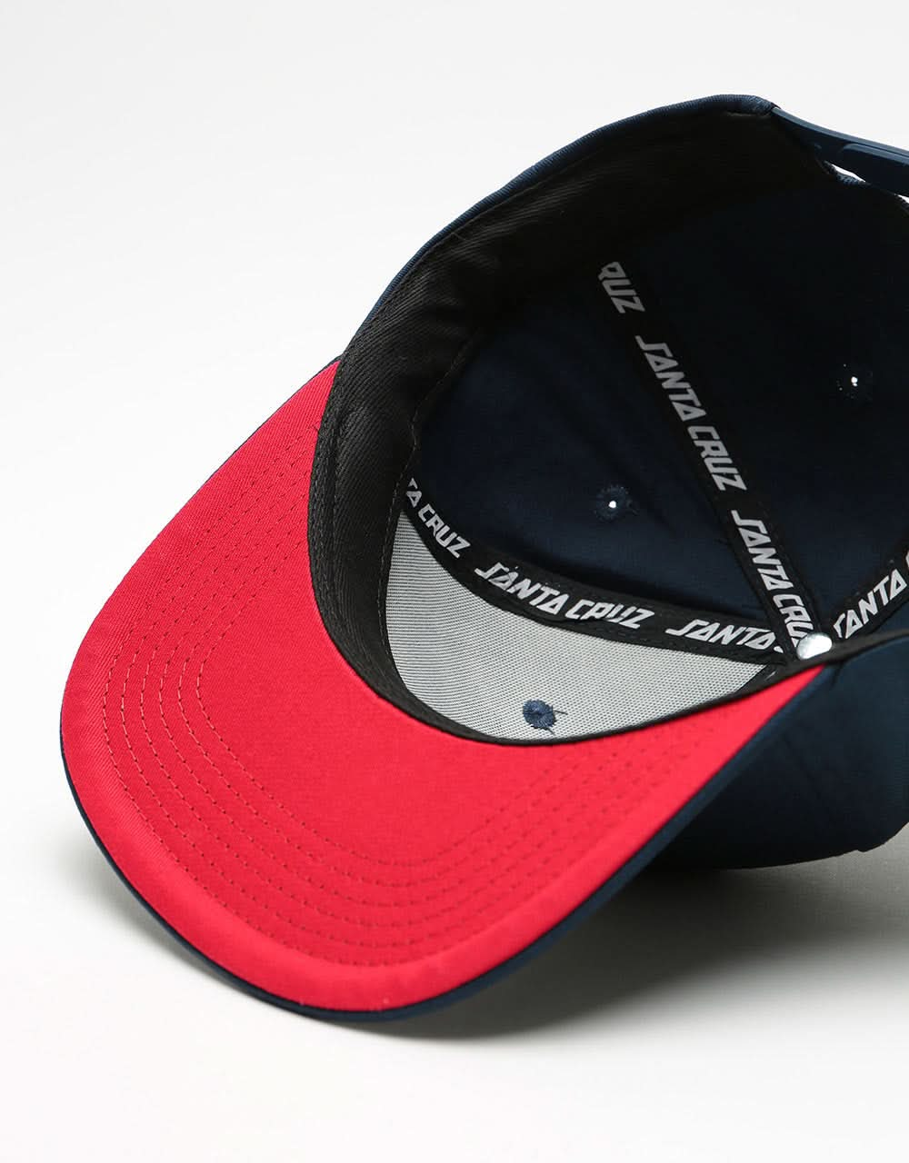 Santa Cruz Classic Dot Snapback Cap - Dark Navy