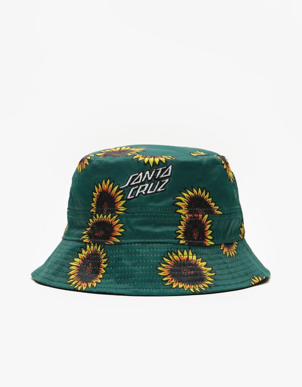 Santa Cruz Sunflowers Bucket Hat - Black/Sunflower Print