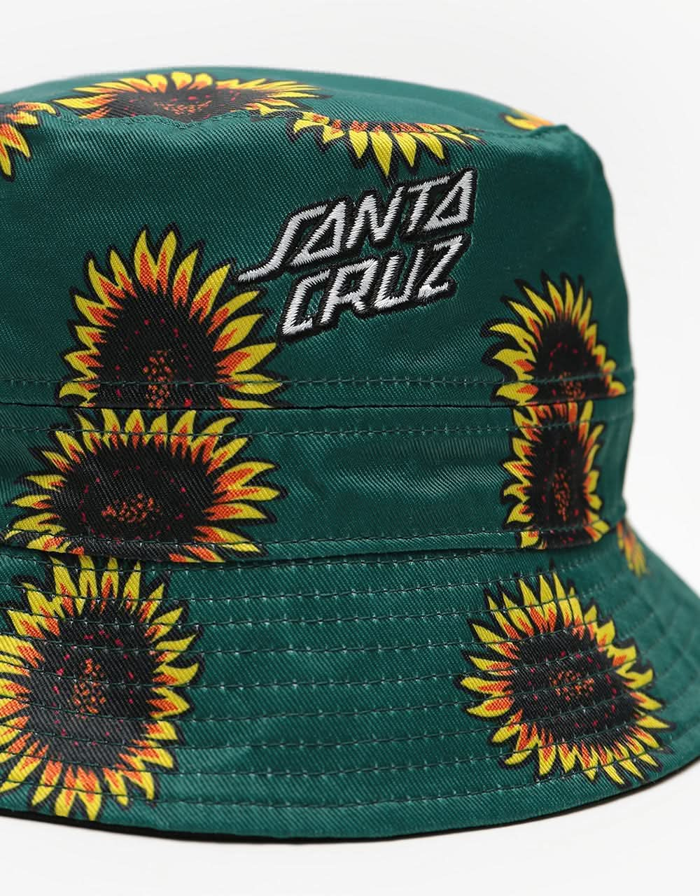 Santa Cruz Sunflowers Bucket Hat - Black/Sunflower Print