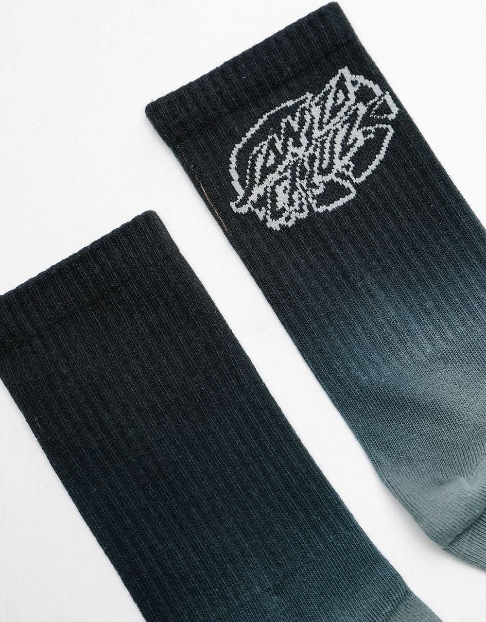 Santa Cruz Universal Dot Socks - Black/Grey