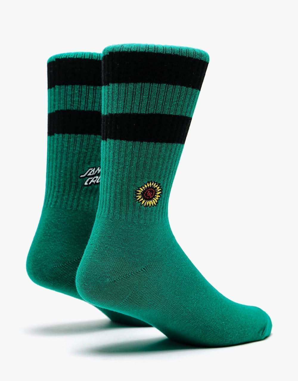 Santa Cruz Sunflower Socks - Evergreen