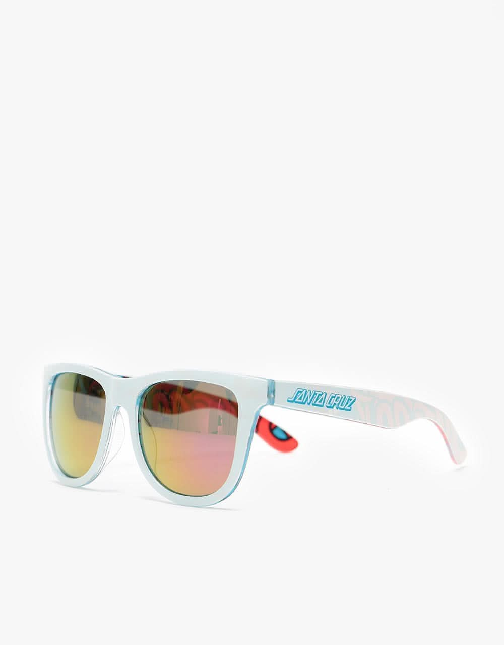 Santa Cruz Screaming Insider Sunglasses - White/Blue