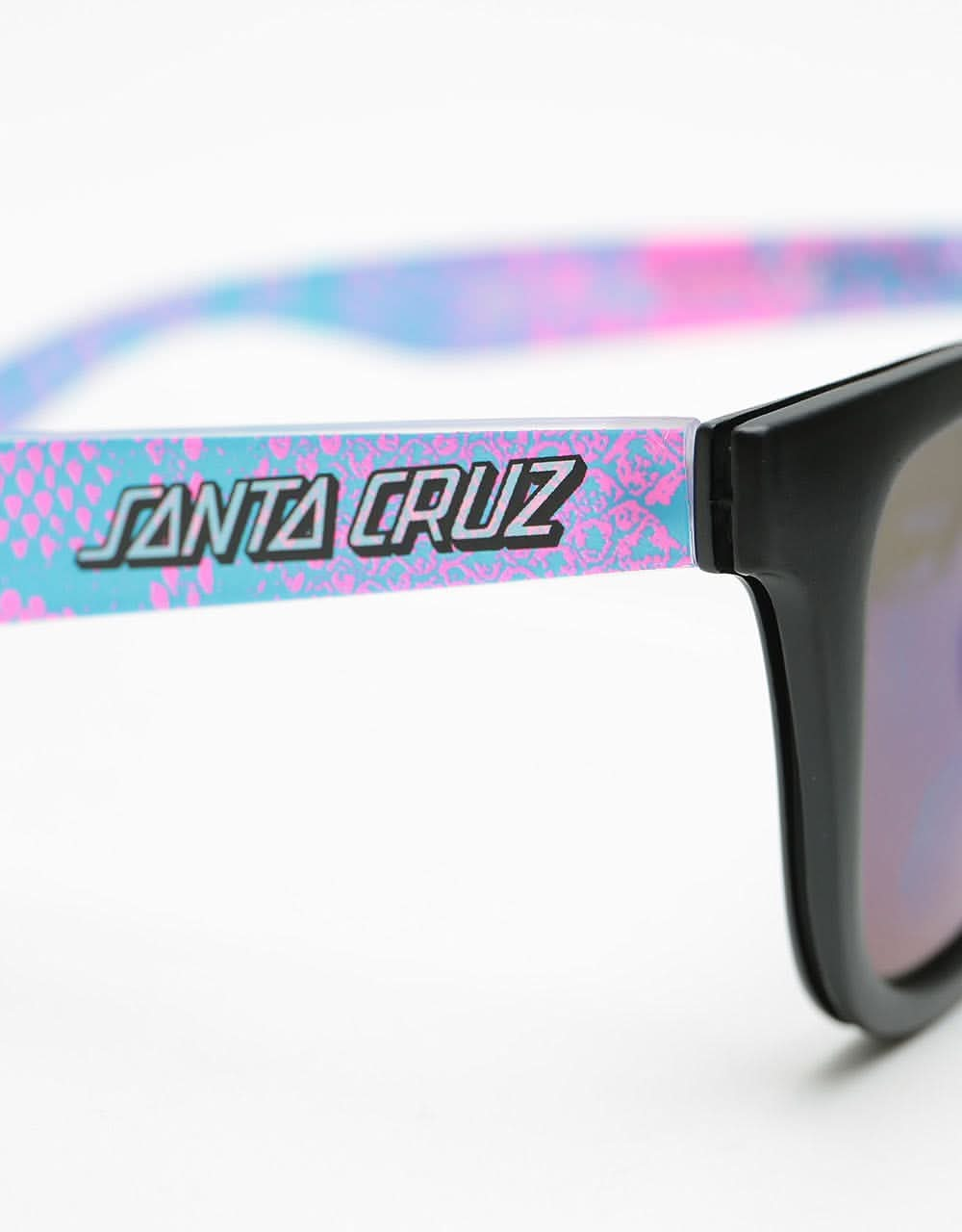 Santa Cruz Snake Strip Sunglasses - Black