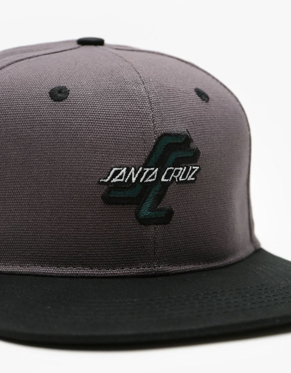 Santa Cruz OGSC Snapback Cap - Washed Black/Black