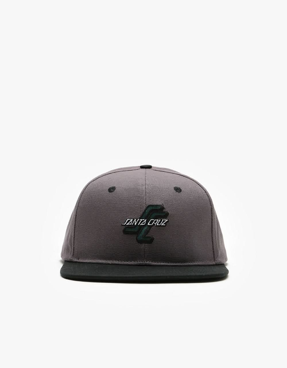 Santa Cruz OGSC Snapback Cap - Washed Black/Black