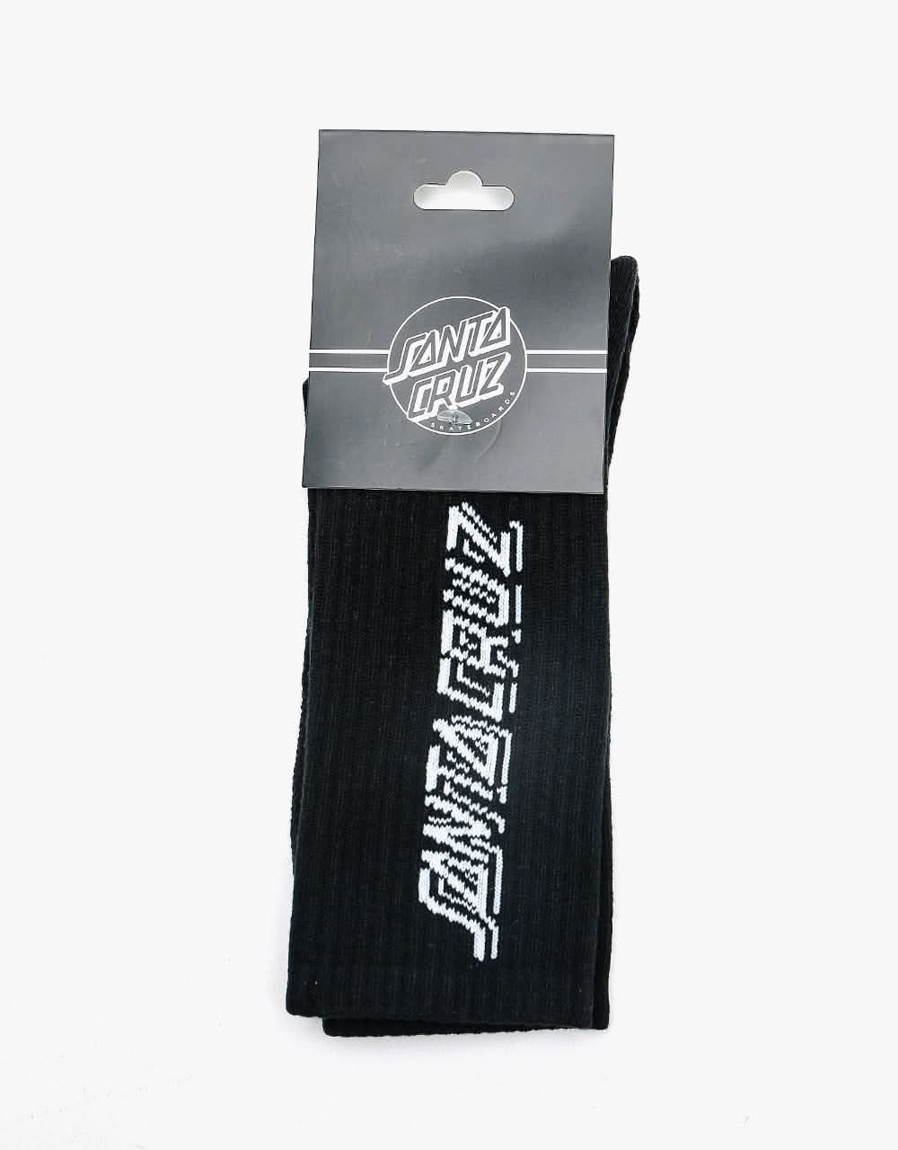 Santa Cruz Contra Strip Socks - Black