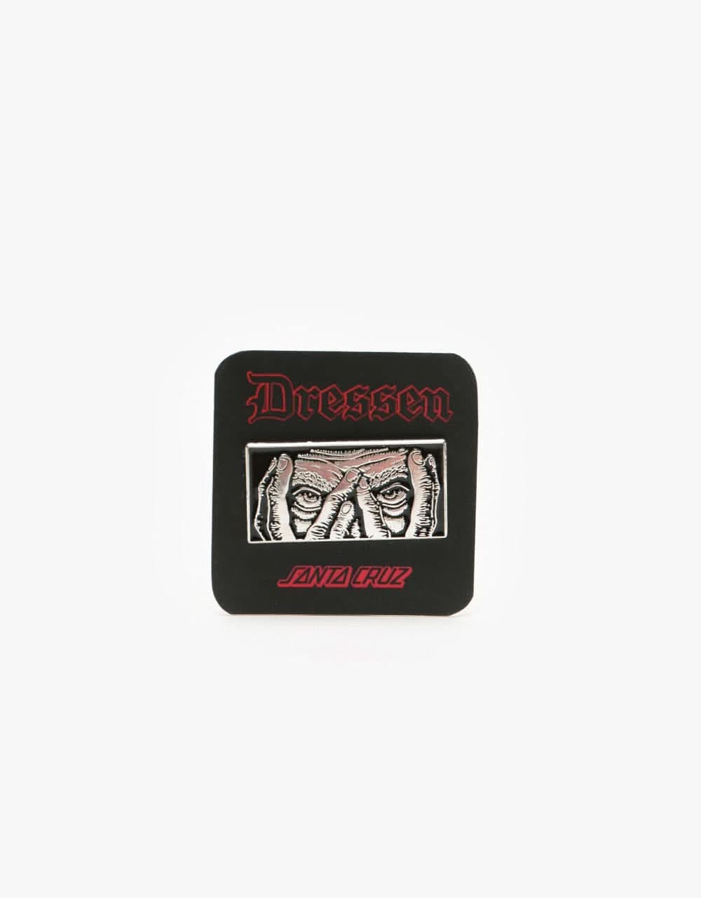 Santa Cruz Dressen Eyes Pin - Black