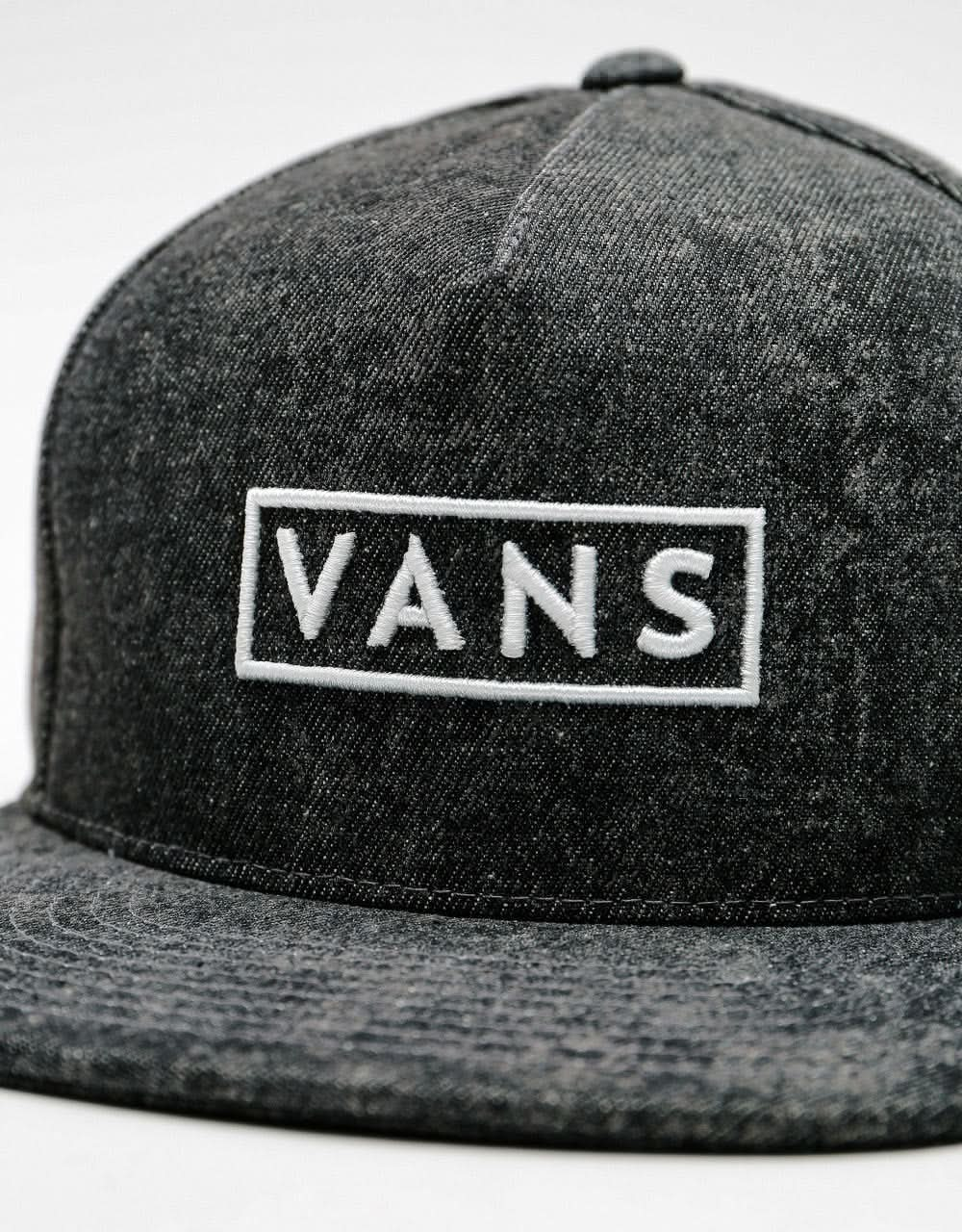 Vans Easy Box Snapback Cap - Washed Grey