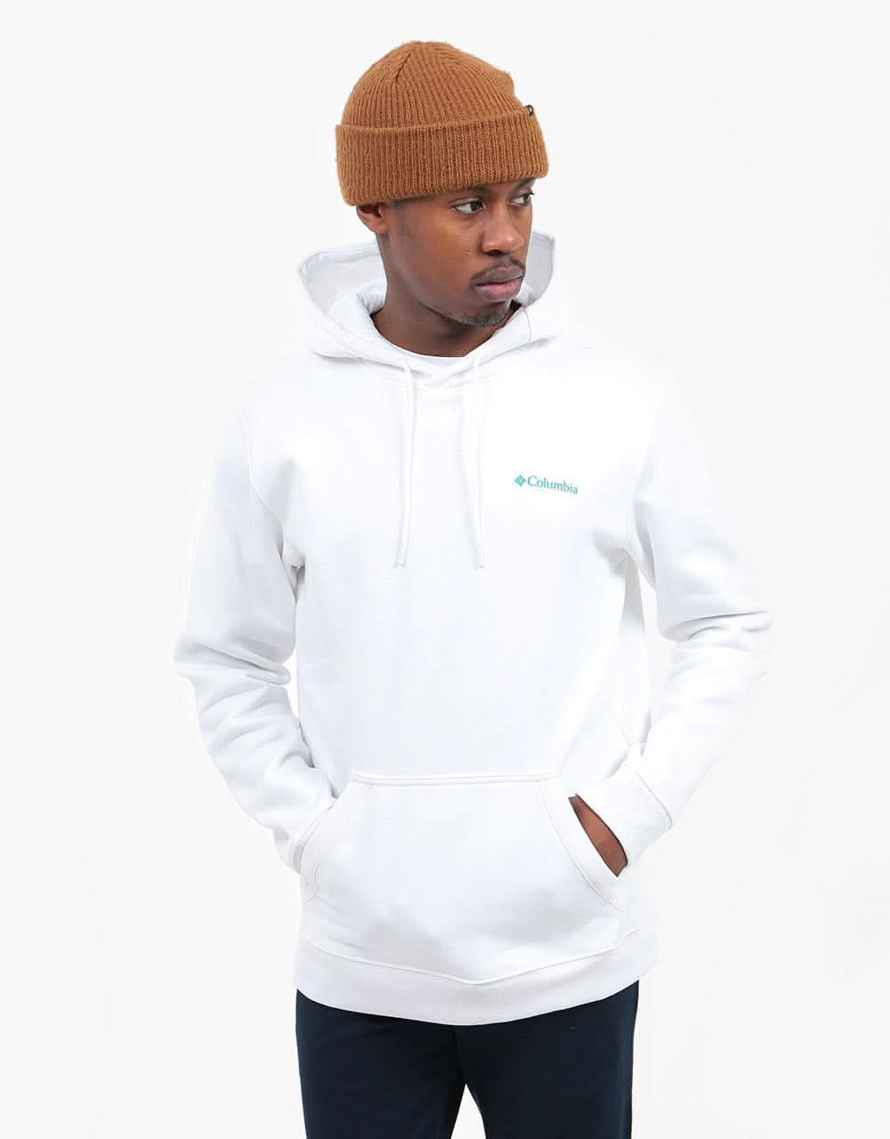 Columbia CSC Basic Logo™ Pullover Hoodie - White/Block Print