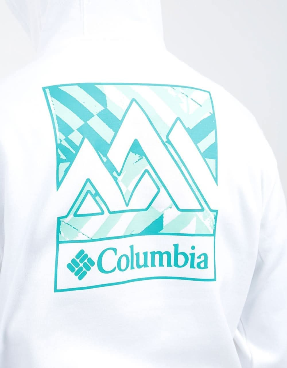 Columbia CSC Basic Logo™ Pullover Hoodie - White/Block Print