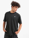 Nike SB YD Stripe T-Shirt - Black/Cargo Khaki