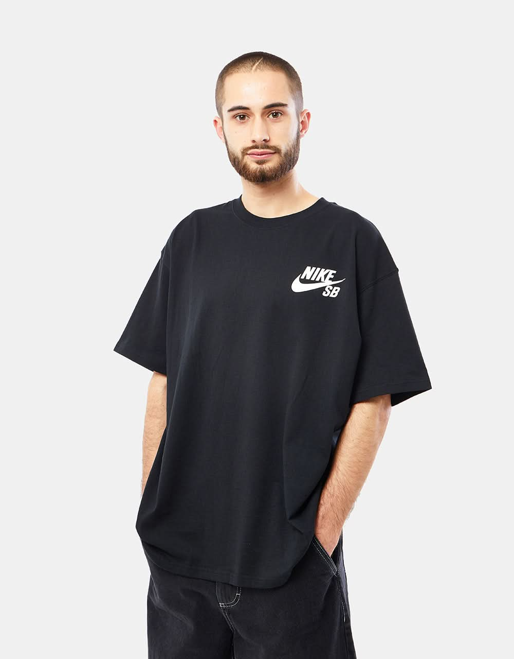 Nike SB Logo T-Shirt - Noir/Blanc