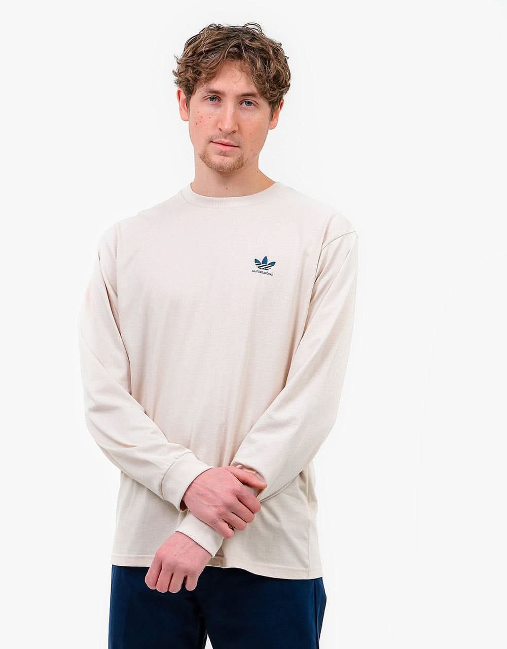 adidas 2.0 Logo T-Shirt - Halo Ivory