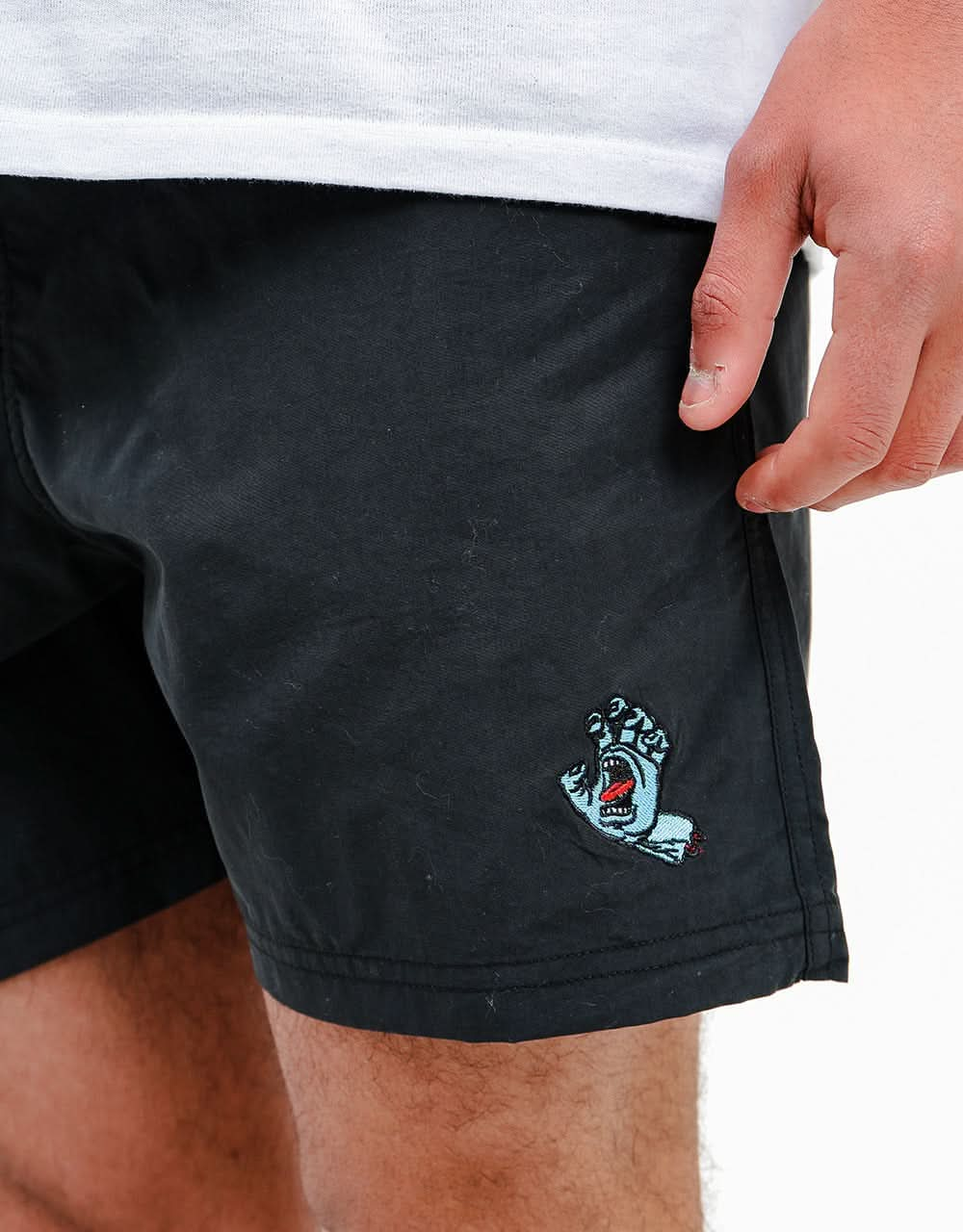 Santa Cruz Mini Hand Swimshort - Black