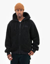 Stüssy Sherpa Zip Hoodie - Black