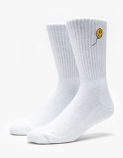 Route One Happy Socks - White