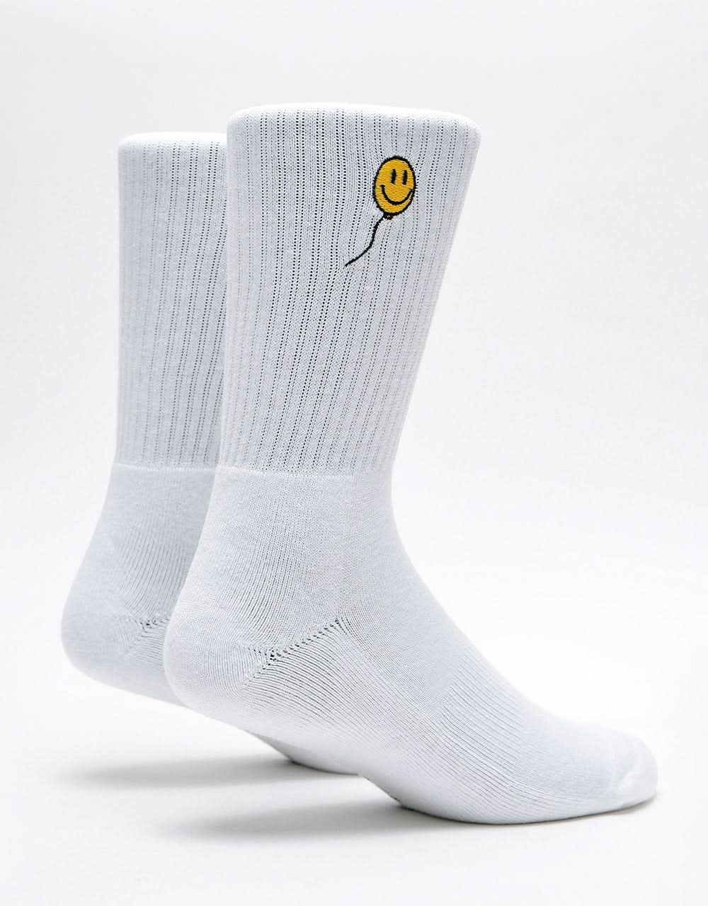 Route One Happy Socken – Weiß