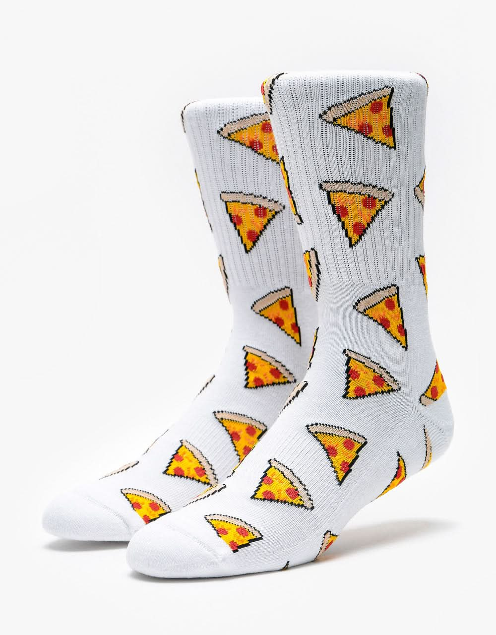 Route One Pizza Socken – Weiß