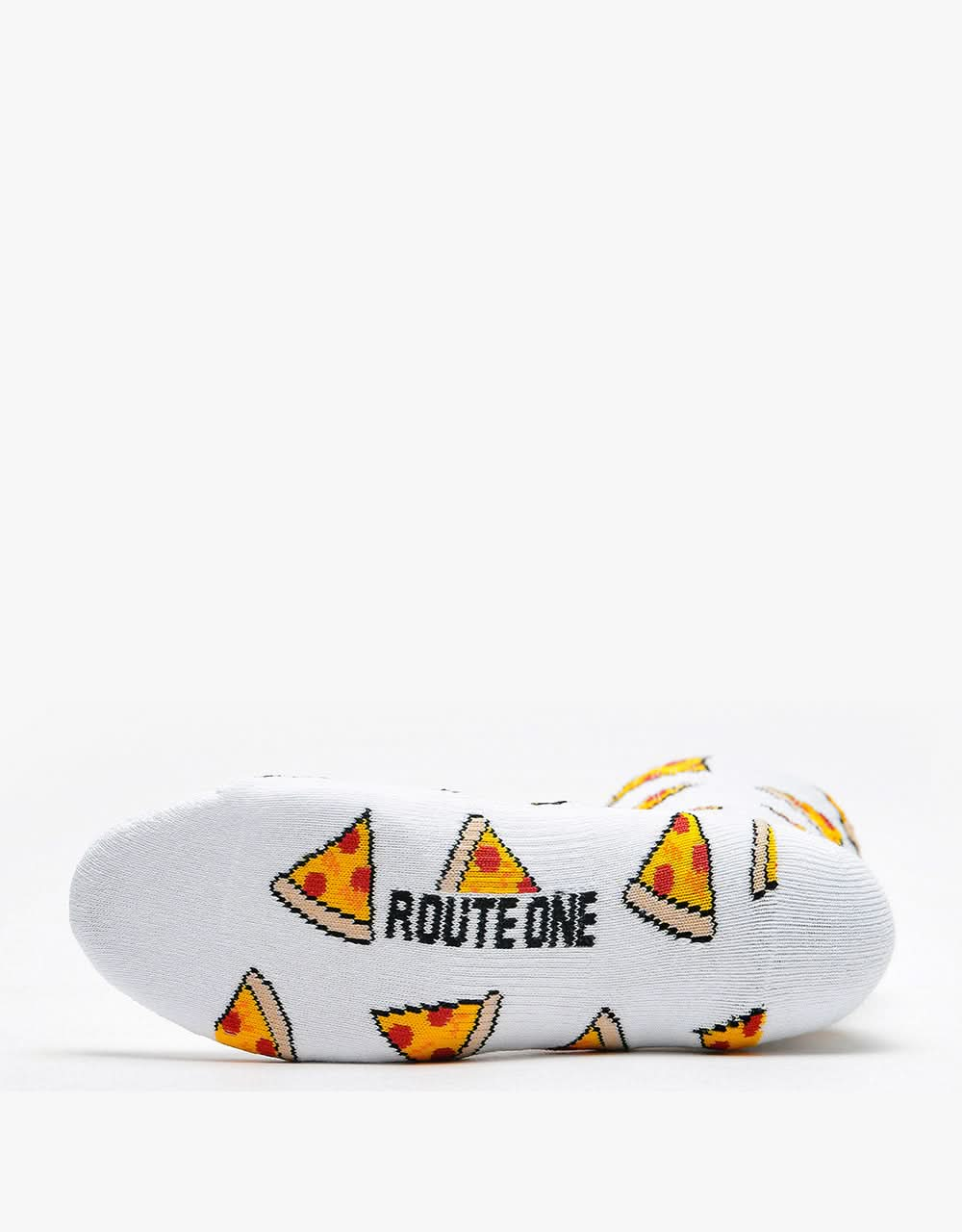 Chaussettes Route One Pizza - Blanc