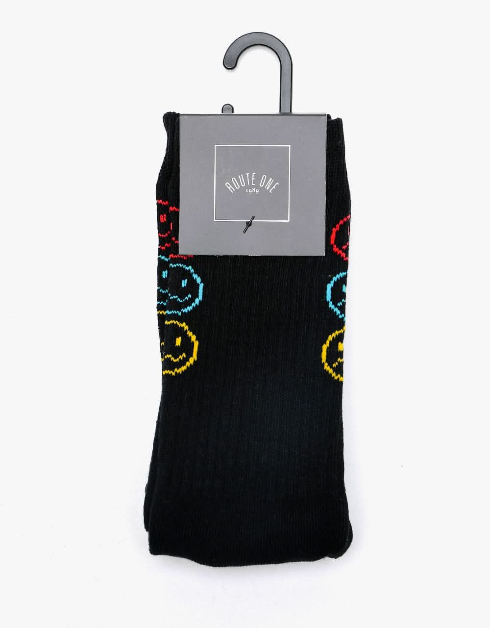 Route One Wonky Socks - Black