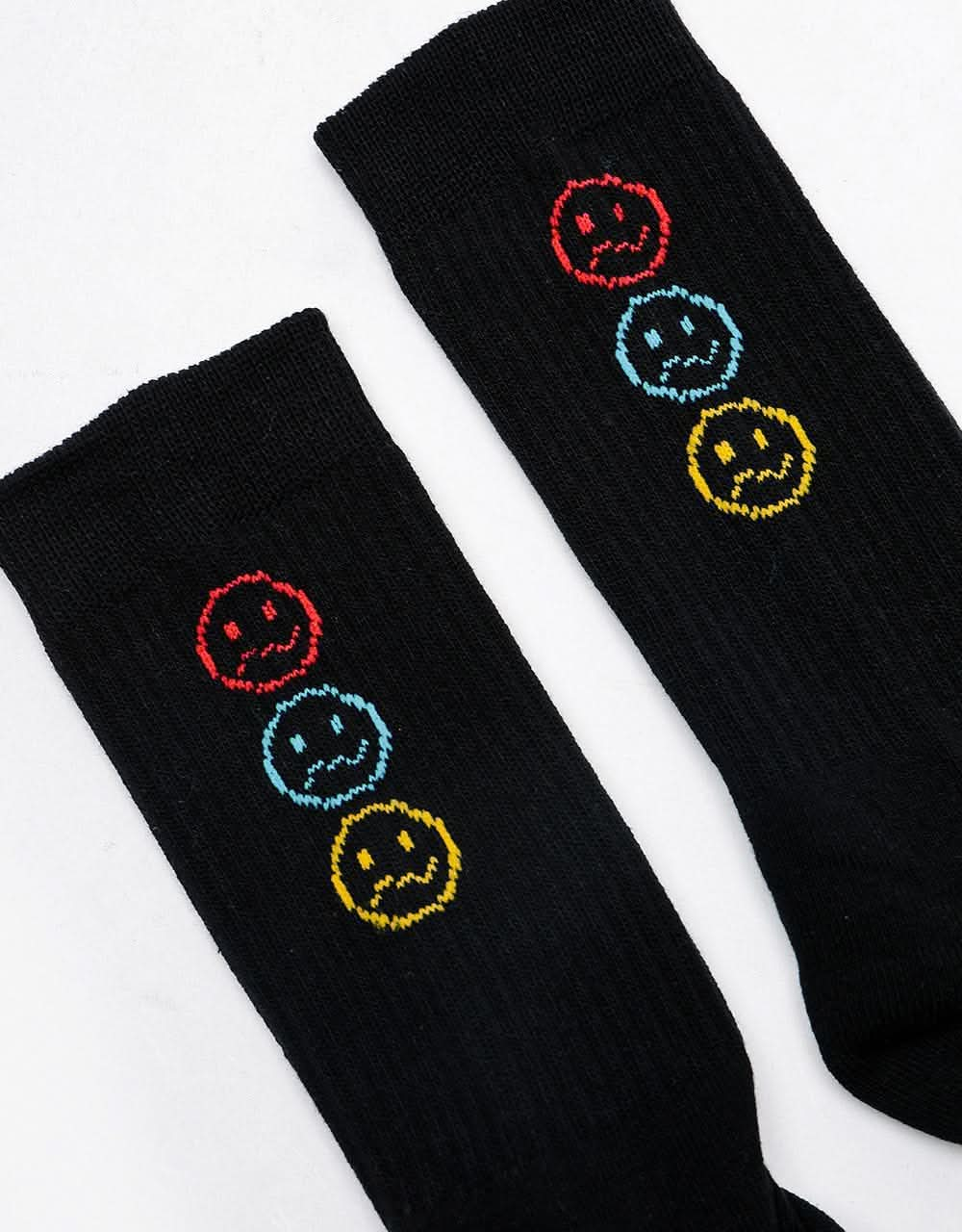 Route One Wonky Socks - Black