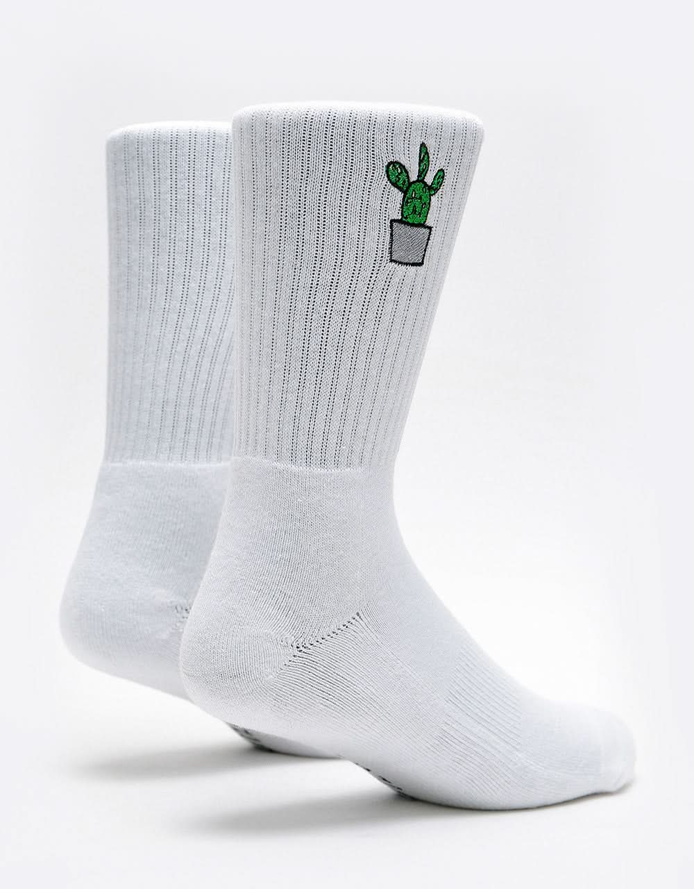 Chaussettes Route One Cactus - Blanc