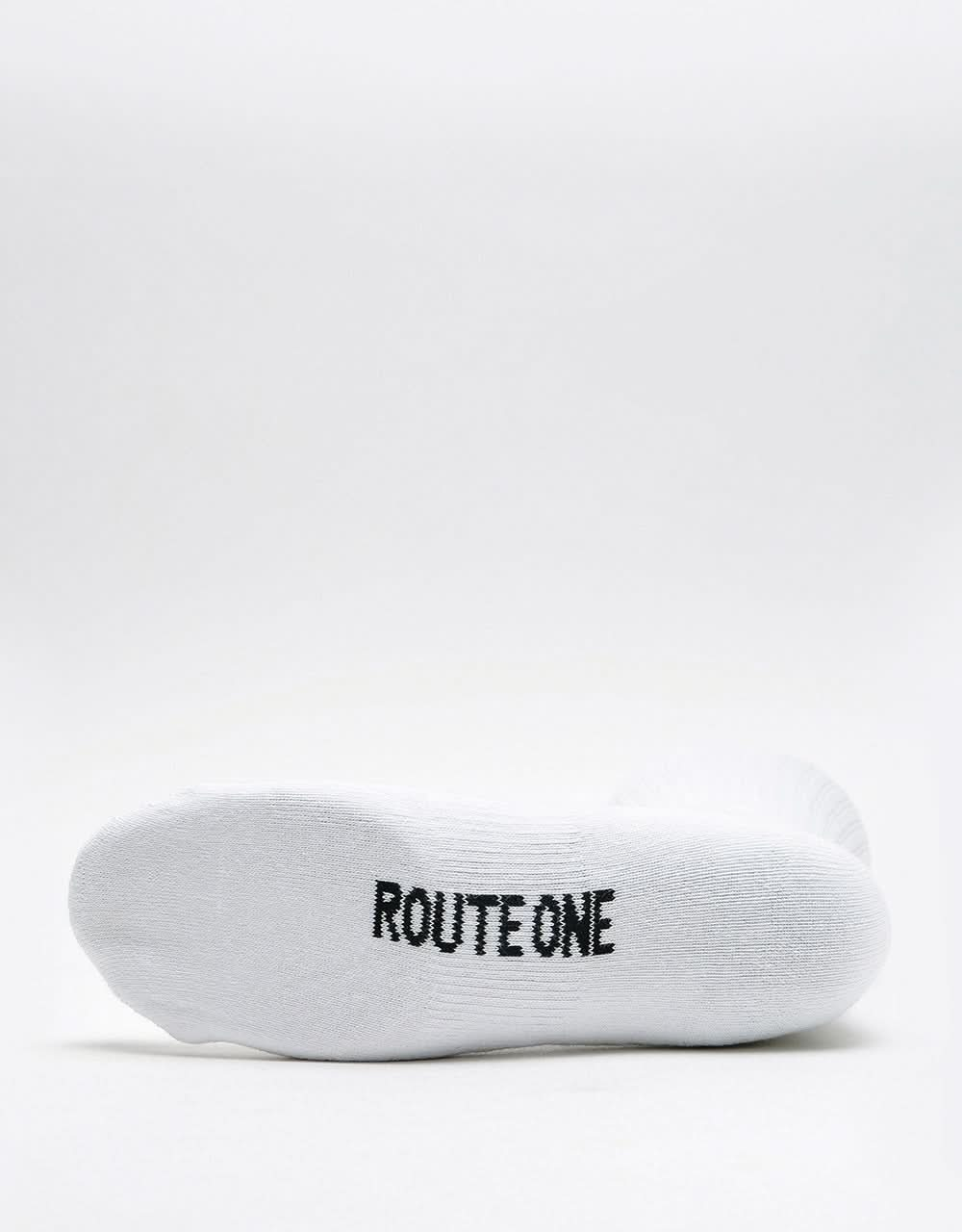 Route One Cactus Socks - White