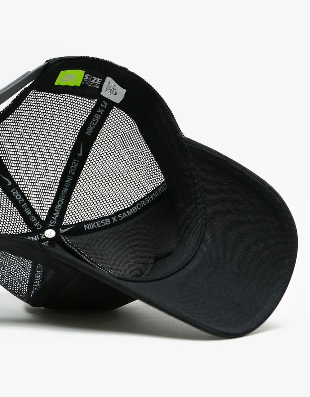 Nike SB x Samborghini CL99 Trucker Cap - Black