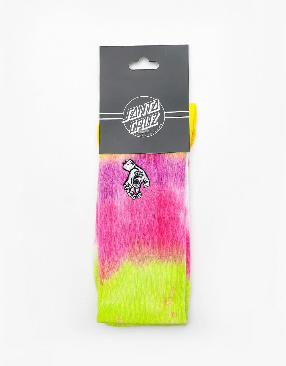 Santa Cruz Mini Mono Hand Tie Dye Socks - Psychodyelic